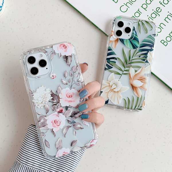 Flowers Silicone Mobile Phone Case