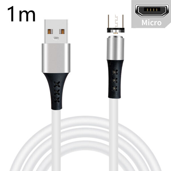 Silicone Fast Charging Mobile Phone Data Cable